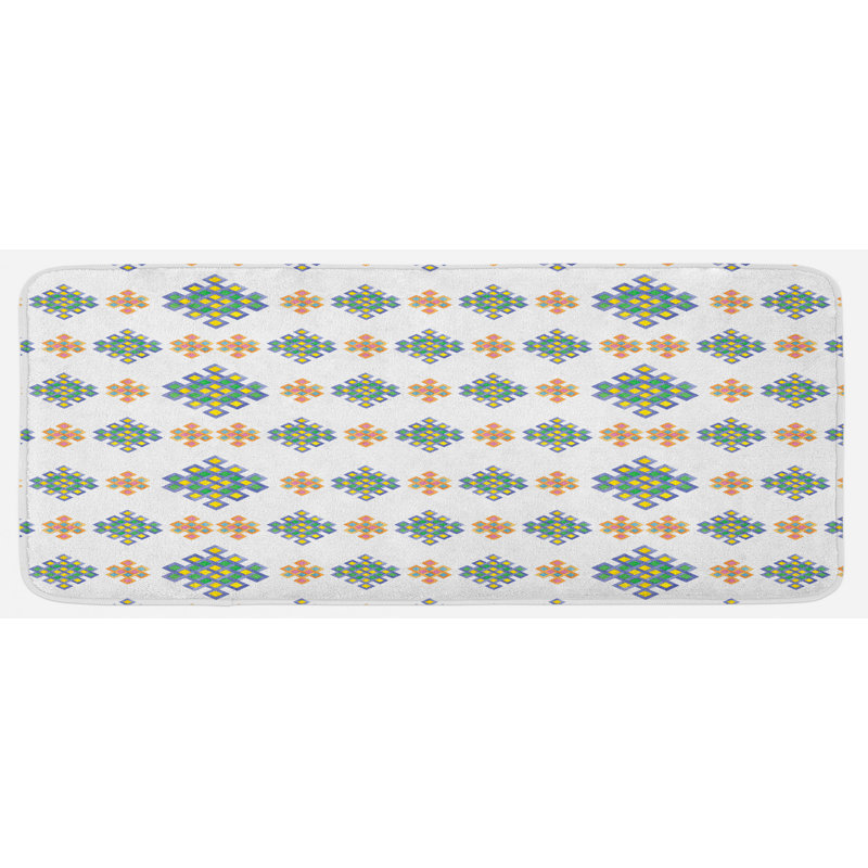 Eclectic Polyester Kitchen Mat