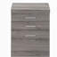 Classeur, mobile à roulettes, tiroirs de rangement, support pour imprimante, bureau, bureau, stratifié brun, contemporain, moderne