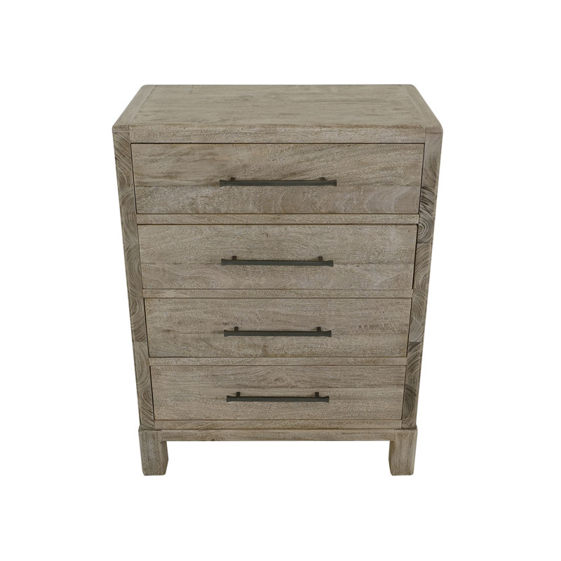 Commode 4 tiroirs, Ivoire blanc