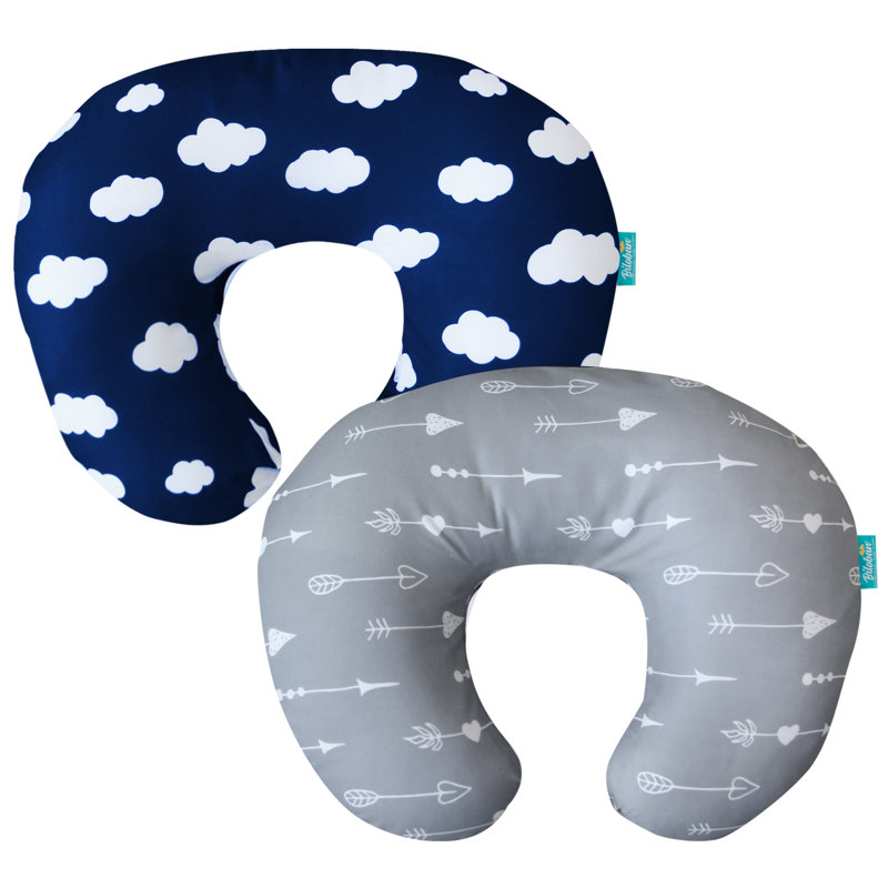 2 Pack Nursing Pillow Cover with Zipper