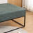 Cattibrie Leather Upholstered Square Ottoman-1863847719