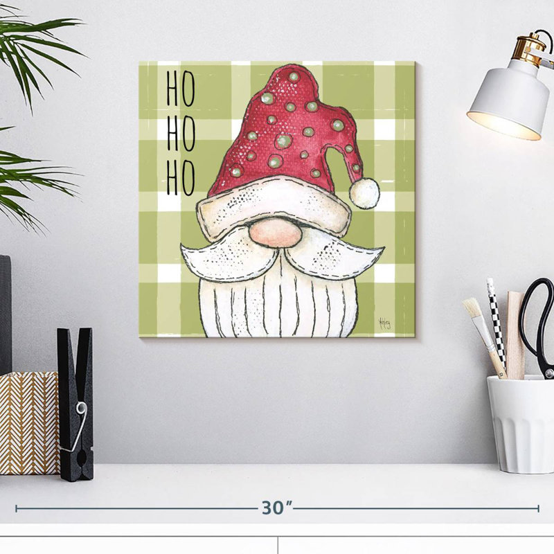 Lelend Santa Gnome, 16" H x 16" W