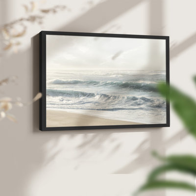 Gentle Waves -Framed Print - Restickable