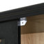 Vitrine 73,25 po H avec rangement