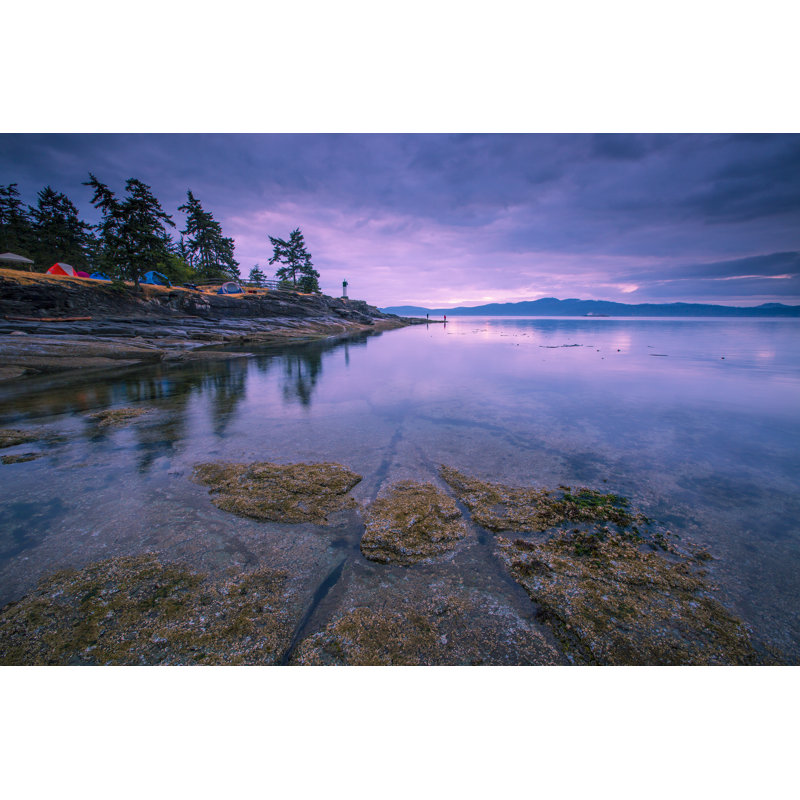 Camping At Saltspring Island - Wrapped Canvas Print, 81cm H x 122cm W x 3.8cm D