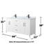 Elan 66'' Double Bathroom Vanity with Marble Top-1993474013-1951351509-1993474012