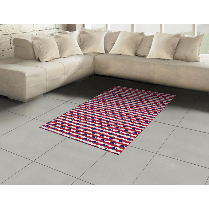 Tapis décoratif en polyuréthane à haute densité Whale, Rectangle— 4 pi x 5 pi 8 po