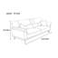 Japanese simple solid wood fabric sofa-102669583-102669584