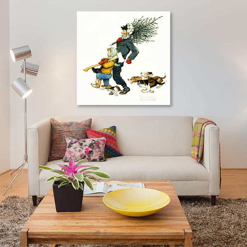 Norman Rockwell - Wrapped Canvas Print, 66.04 cm H x 66.04 cm W x 1.91 cm D