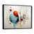 Black Floater Framed
