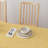 Round Geometric Cotton Twill Tablecloth