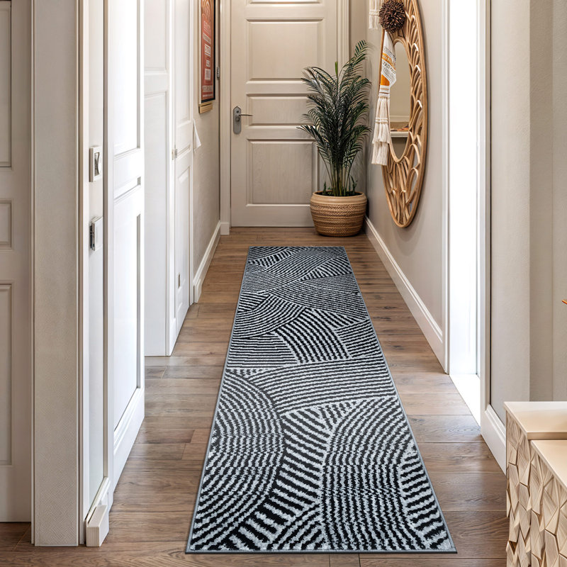 Tapis à rayures bohémiennes, Tapis de couloir de 2 pi x 7 pi