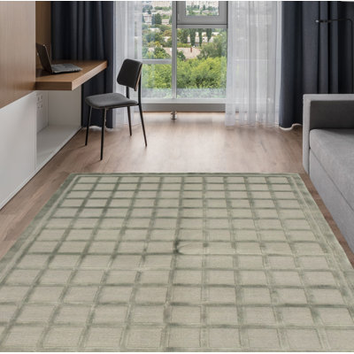 Gunnels Wool Geometric Indoor Rug