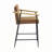 31" H Seat Height Upholstered Counter Stool with Metal Frame-1712568777