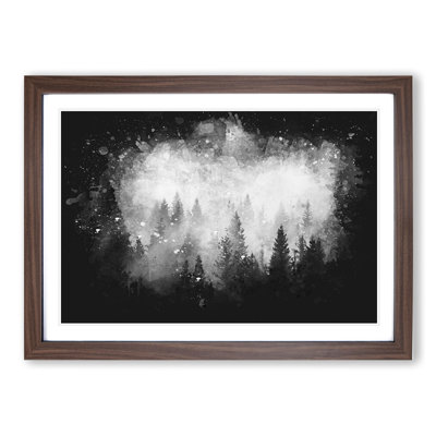 The Misty Forest - Picture Frame Graphic Art