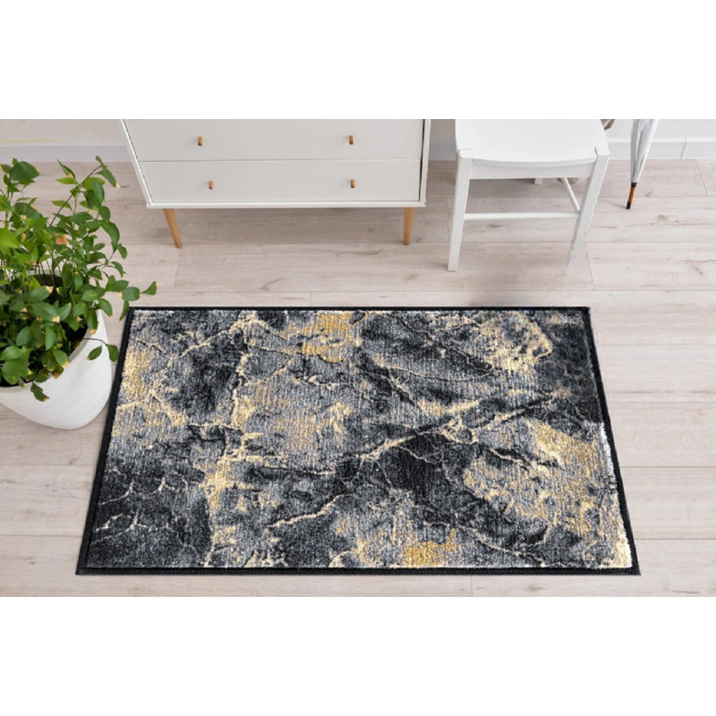 Indoor Door Mat, Ochre, 50cm W x 80cm L