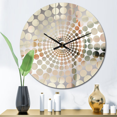 Lochlyn - Horloge murale peinture abstraite