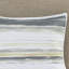 Courtepointe très grand / très grand avec 6 pièces en jaune. Paisible bande d'aquarelle pour une chambre à coucher élégante. Coussin décoratif en microfibre douce et coussin décoratif, jaune très grand. Matériau serein-122461054-122461052