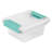 Sterilite Medium Clip Box Clear Home Storage Tote Container with Lid-99476630-99476626