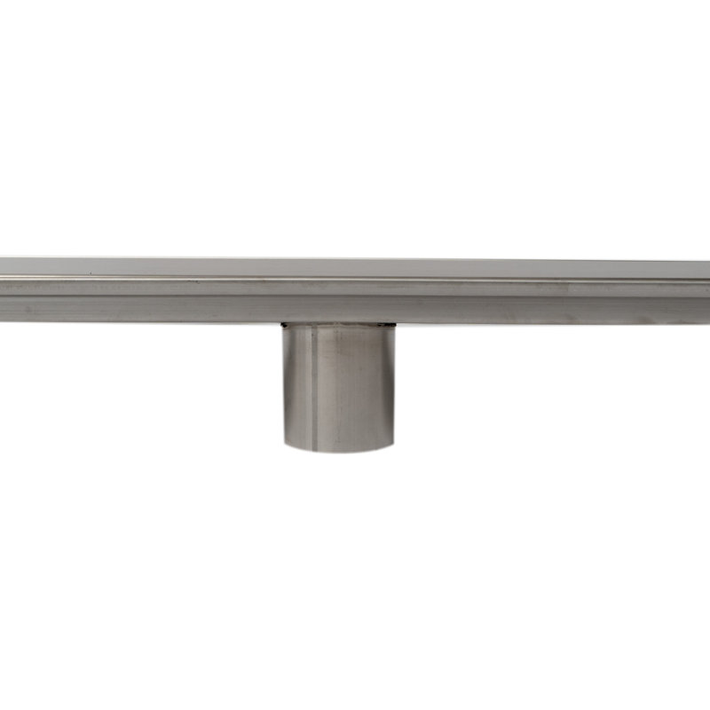 Drain de douche à grille linéaire, Acier inoxydable brossé