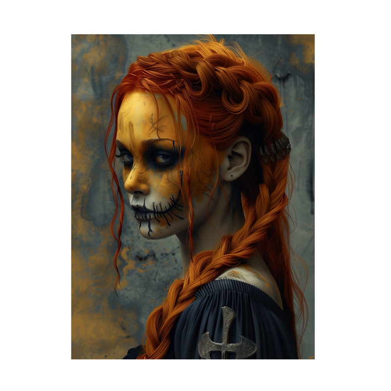 Art sur toile «R3darch0n», H 19 po x l 14 po