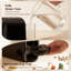 HOMCOM Pod Coffee Machine for Nespresso and Dolce Gusto Capsule, 19 Bar