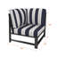 Chaise de patio modulaire d'extérieur Oltjana avec coussins Sunbrella-124235846
