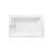 Kingston Brass Aqua Eden 60-Inch Acrylic Rectangular 3-Wall Alcove Tub, Right Hand Drain-108331570-110327990