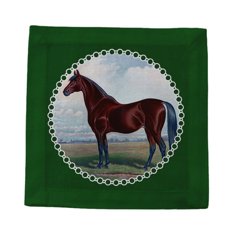 Square Napkins, Green