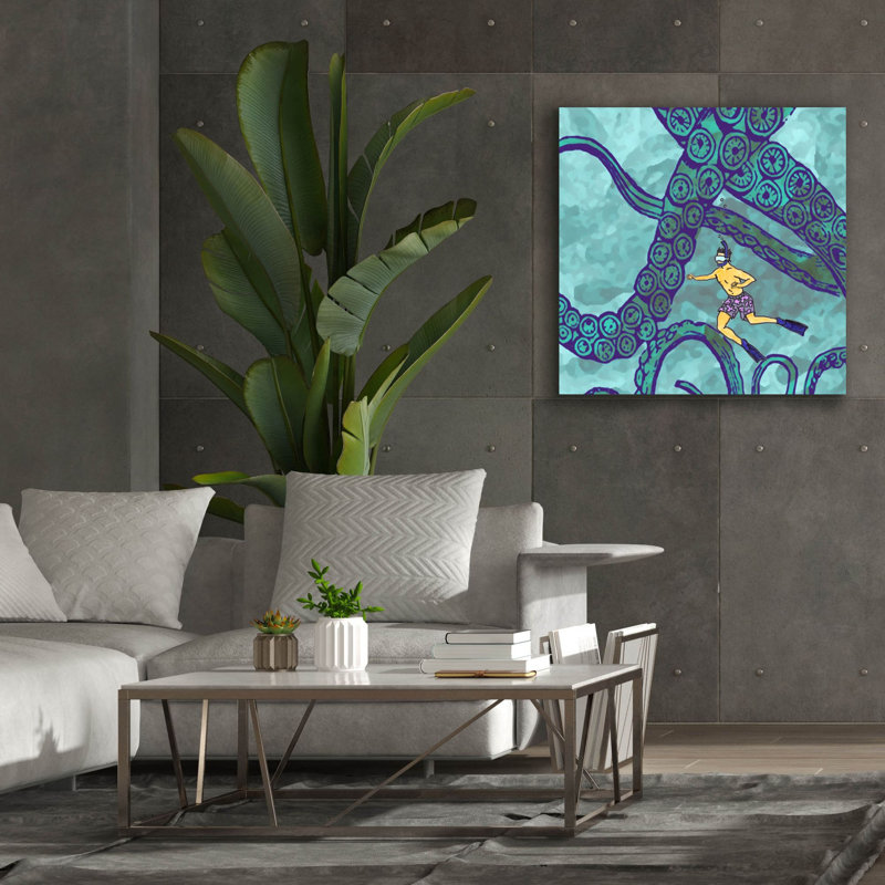 «Misadenture 3» par Alicia Ludwig, art mural sur toile, H 37 po x l 37 po x P 1,5 po