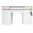 59" Farmhouse Office Desk With  Charging Station & Storage Cabinet, Barn Door Design Home Study Desk With File Drawer, Monitor Stand And Keyboard Tray For Office, Study, Living Room-251615308
