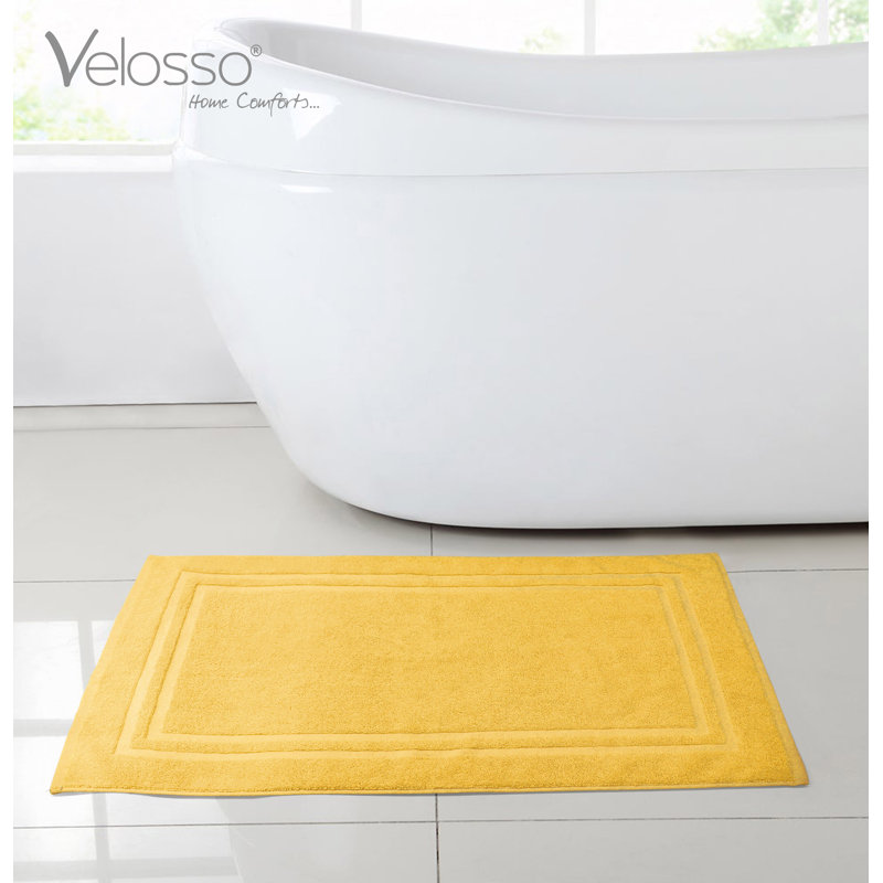 Alysun Cotton Hotel Bath Mat, Ochre