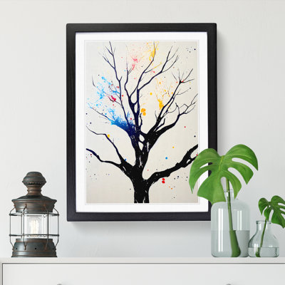 Pear Tree Paint Splatter Vol.1 1 Piece Single Picture Frame Painting