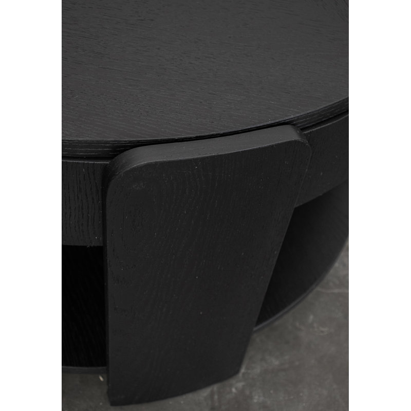 Islay Single Coffee Table with Storage, 18" H x 34.75" L x 34.75" W