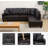 2 - Piece Faux Leather Sectional-843204878-843204877