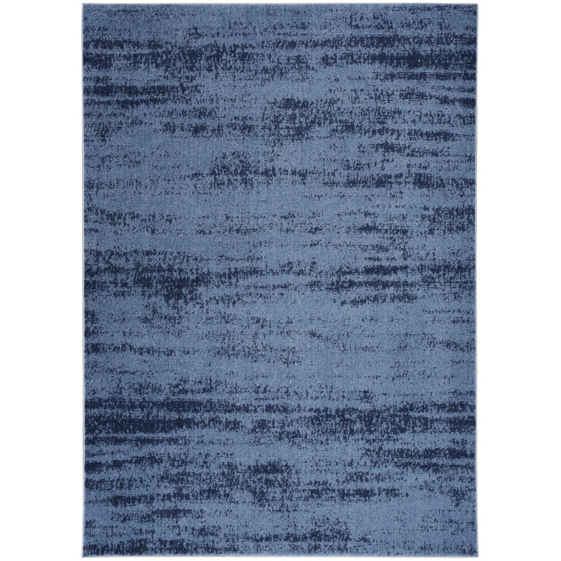 Tapis intérieur / extérieur Nourison Essentials Denim, Rectangle 6 pi x 9 pi
