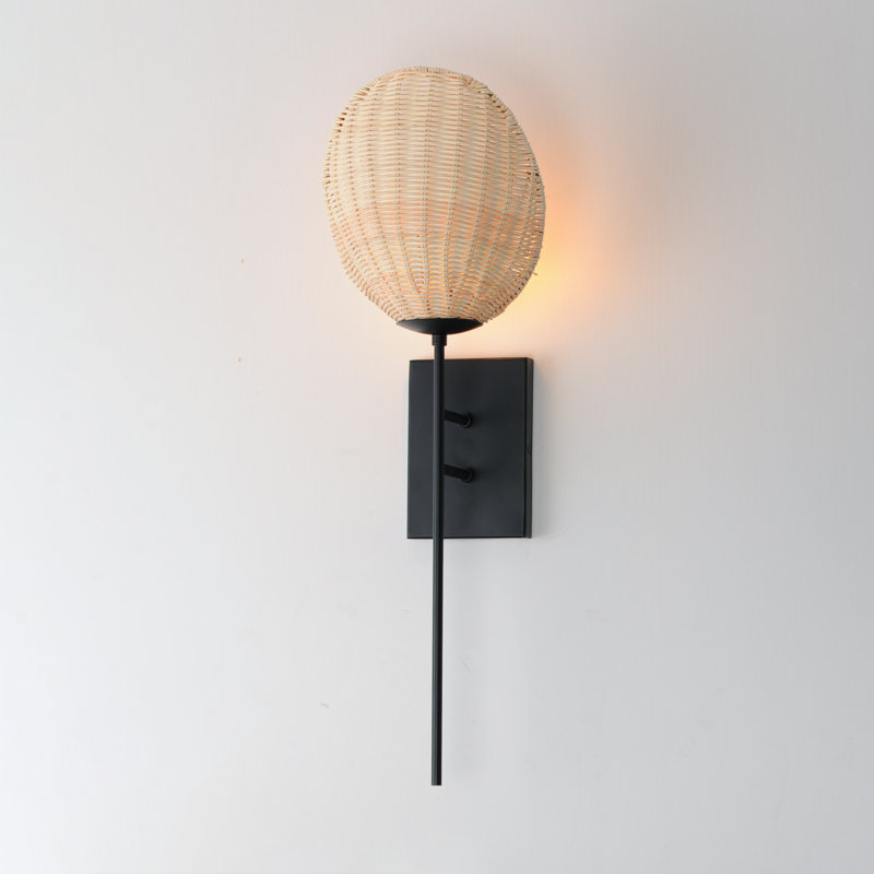 Christner 25.75'' H 1-Light Steel Wallchiere