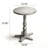 15.75 inch Round Small End Table, Wooden Pedestal Side Coffee Tables, Vintage Accent Nightstand for Living Room, Bedroom, Entryway (Walnut)-1869613090