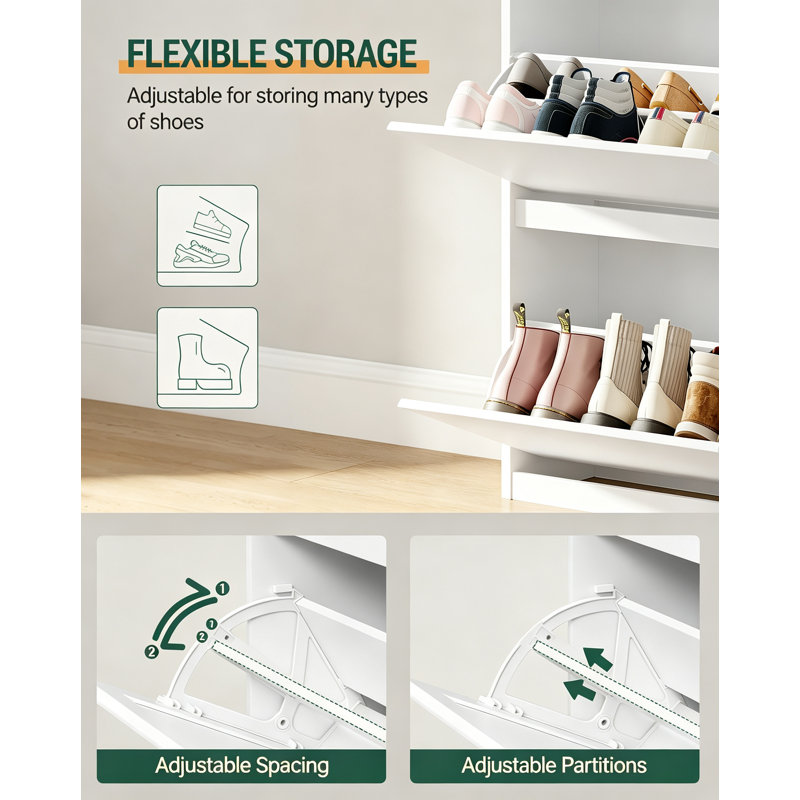 12 Pair Shoe Storage Cabinet