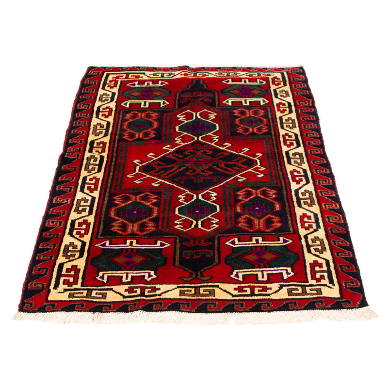 Tapis rouge Danuel 4 pi 7 po x 6 pi 9 po