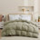 Insert de couette en duvet de plumes toutes saisons avec 8 languettes d'angle