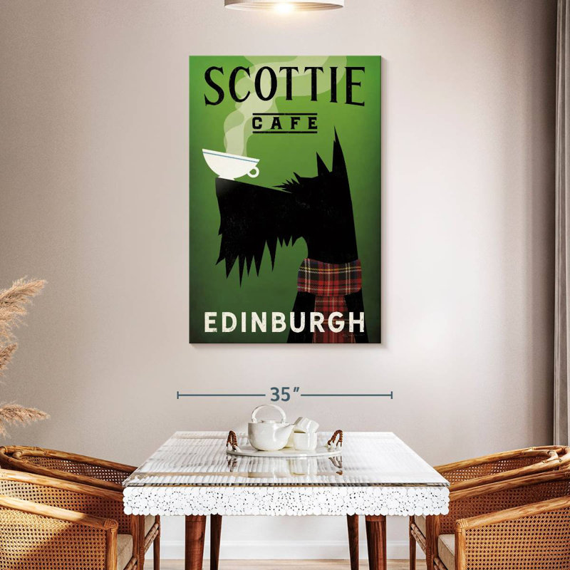 Brampt Scottie Cafe, H 48 po x l 32 po