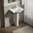 Veer Ceramic Pedestal Bathroom Sink with Overflow-19195678-10942335-46044464