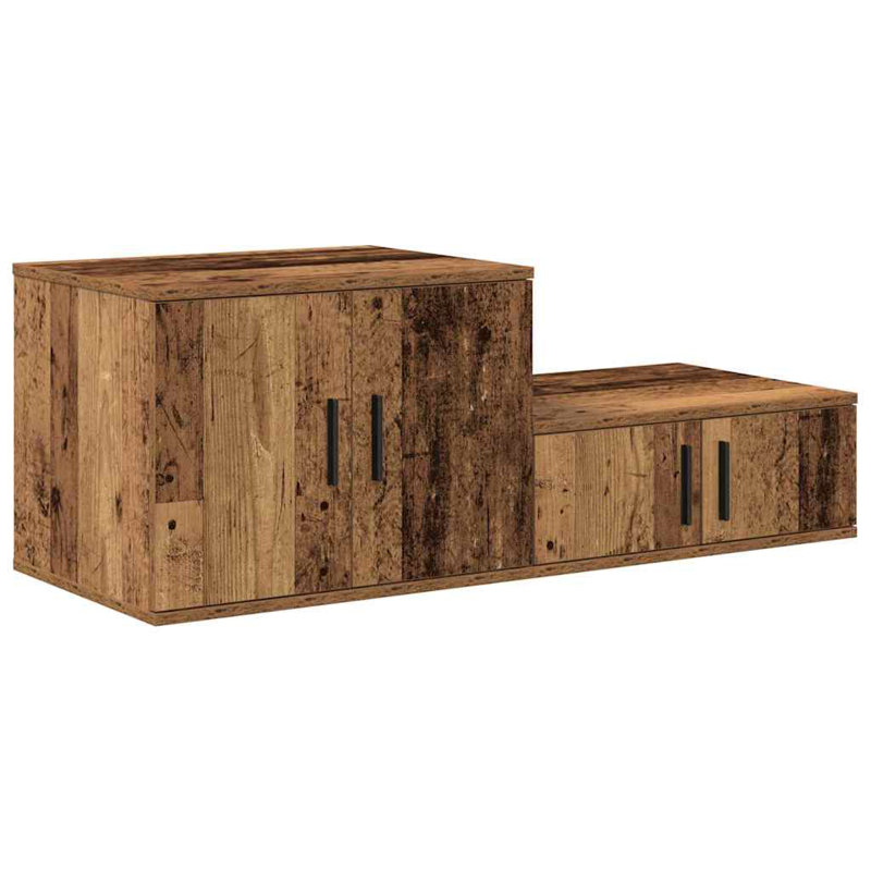 Storage Cabinet 108 X 41 X 40 Cm Engineered Wood, Old Wood