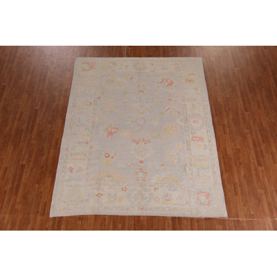 Tapis turc clair Oushak 8 x 10