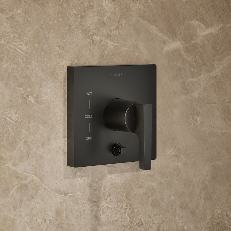 Honesty Rite-Temp Showering Kit 2.5 GPM, Matte Black