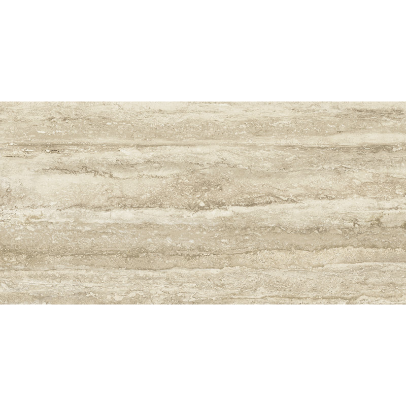 Carrelage en porcelaine aspect pierre New Classic 12 "x24", Beige