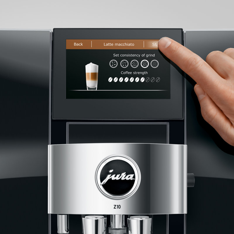 JURA Z10 Semi-Automatic Espresso Machine, Diamond Black