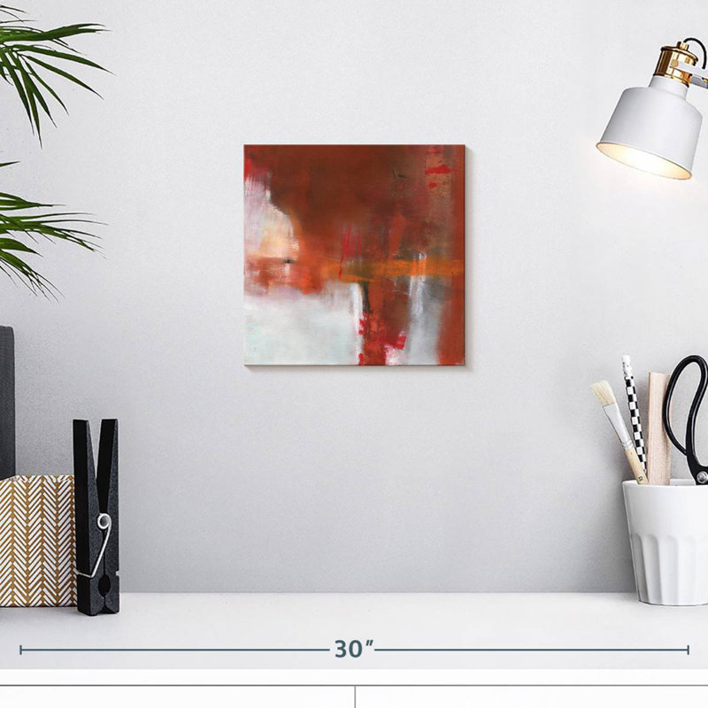 Crimson, 10" H x 10" W