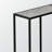 Faxon Gray Finish L-Shaped Entryway Accent Table With Metal Leg, 31.79" H X 35.74" W X 35.74" D